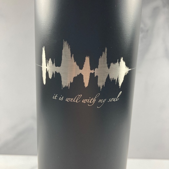 It Is Well With My Soul Soundwave 20oz Tumbler - Picture 3 of 5